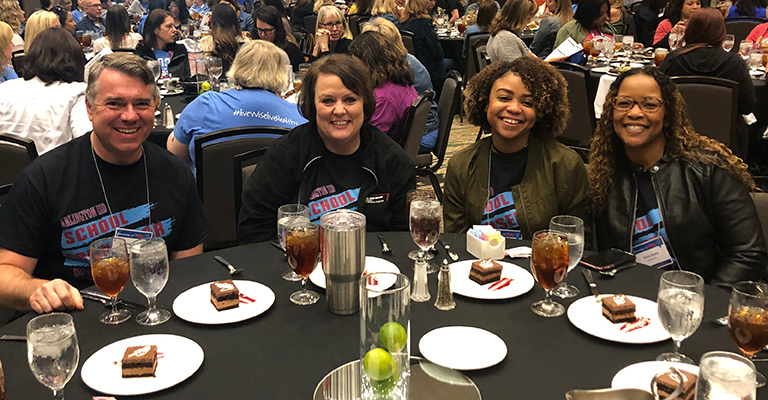 People eating dinner