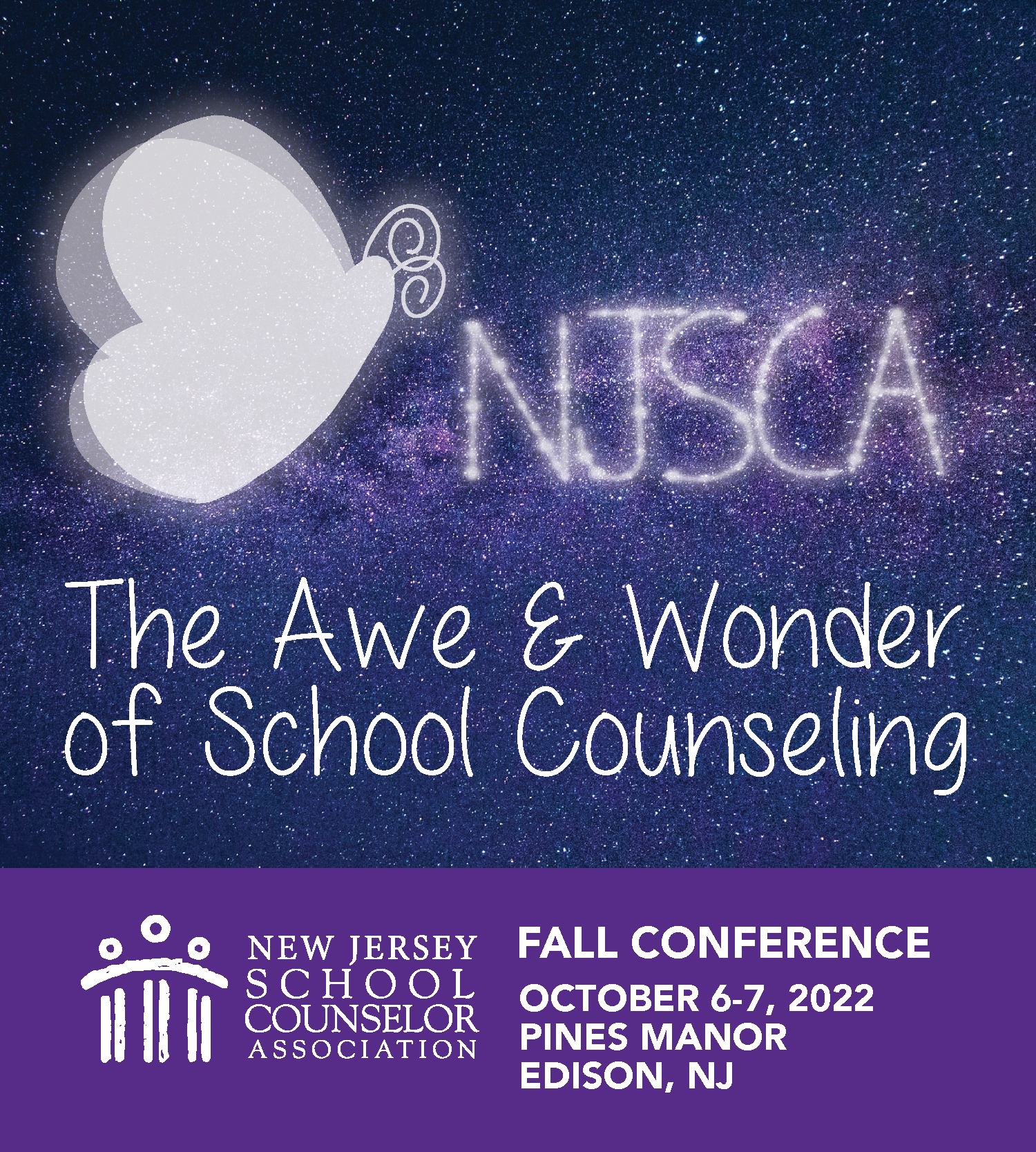 New Jersey School Counselor Association Conference October 6-7, 2022 header