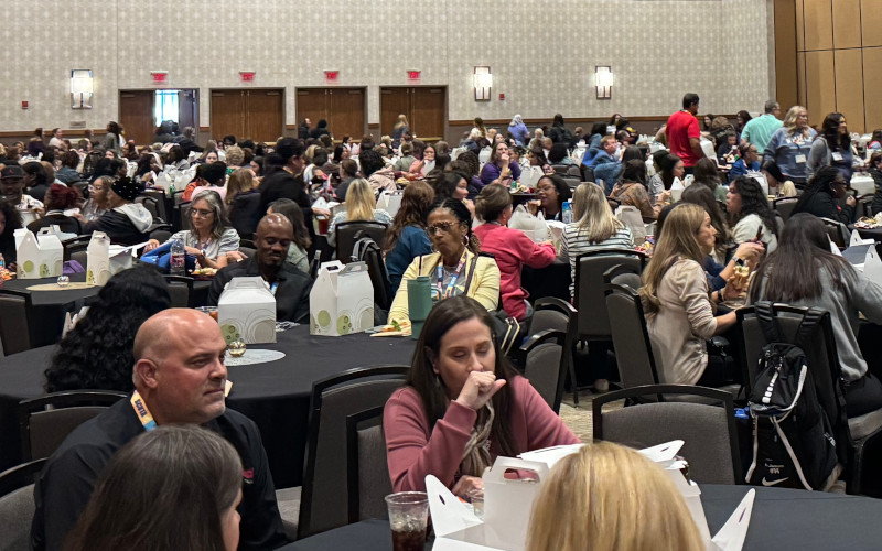 Attendees gathered for a conference session at the LSSSCA Conference