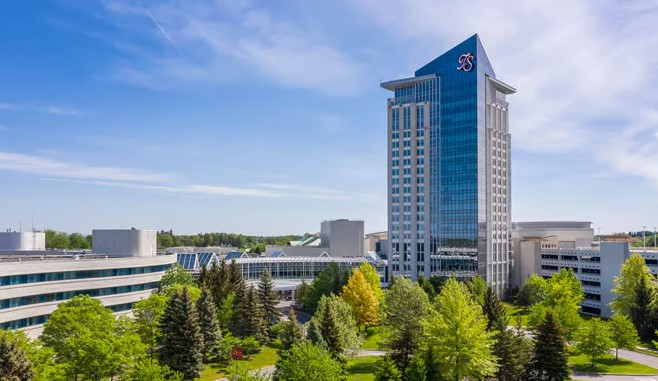 At a distance photo of The Tower at Turning Stone Resort Casino
