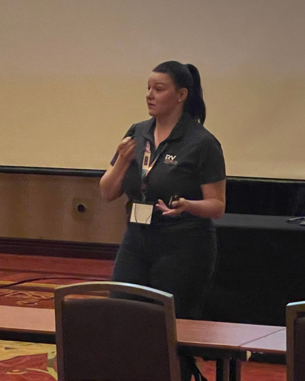 Presenter speaking during a professional development session at the Southeast School Counselor and Administrator Leadership Institute.